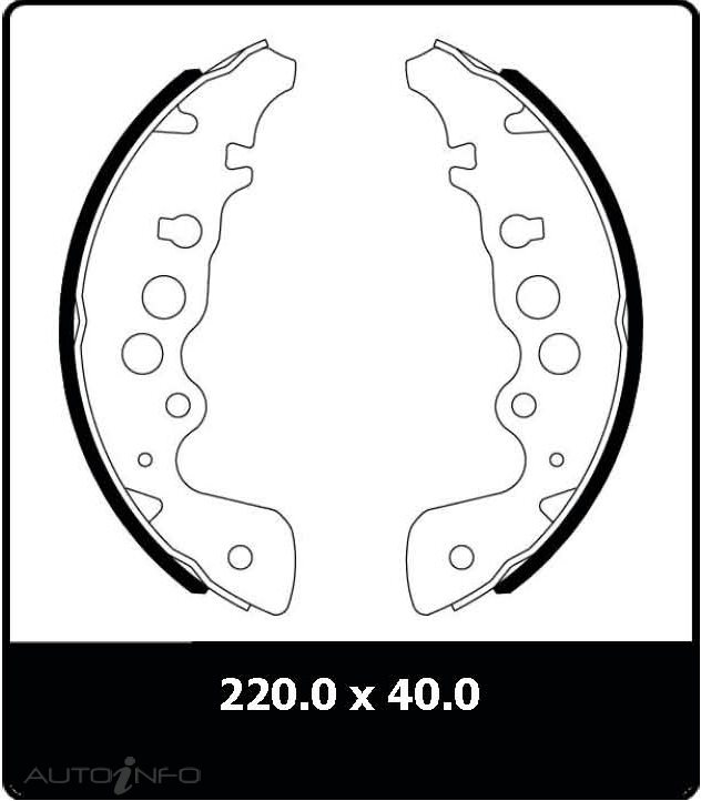 PTX BRAKE SHOE SET SUZUKI