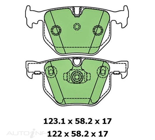 PROTEX ULTRA PLUS DISC PADS W/HARDWARE