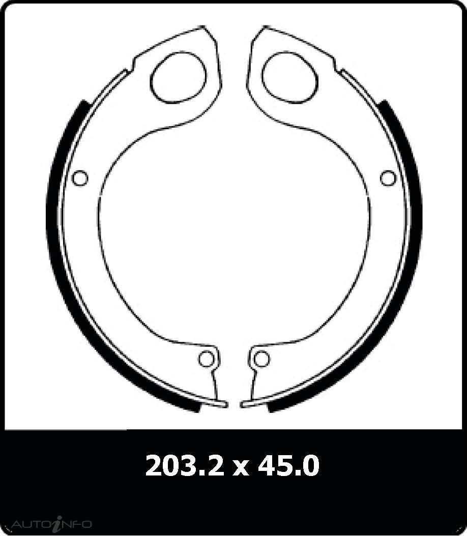 PTX BRAKE SHOES NISSAN PARK BRAKE