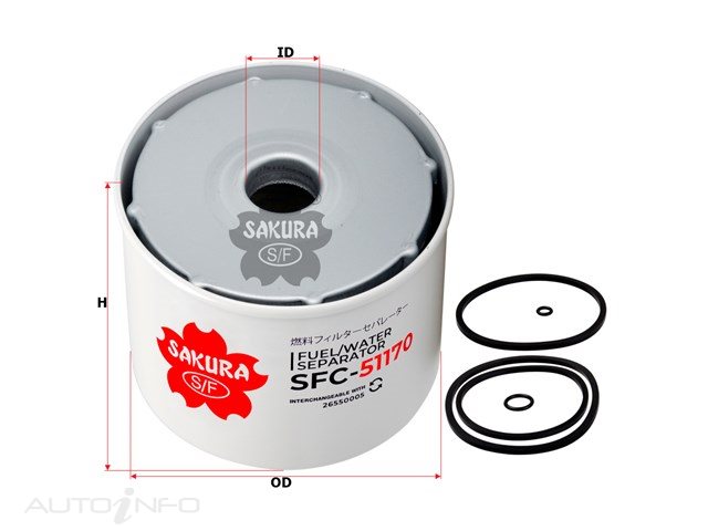 SAKURA FUEL WATER SEPARATOR 26550005