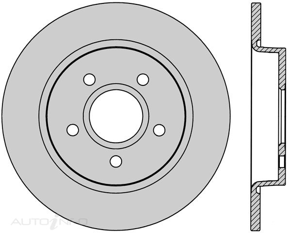 PTX ULTRA ROTOR FORD FOCUS LW REAR