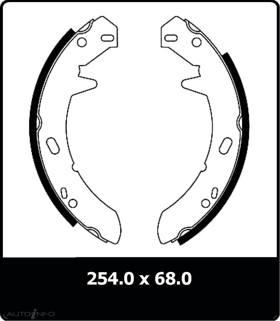 PTX BRAKE SHOE SET