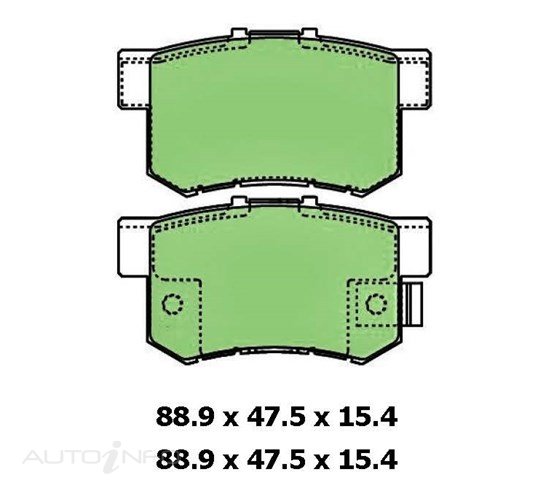 PROTEX ULTRA PLUS DISC PADS W/HARDWARE