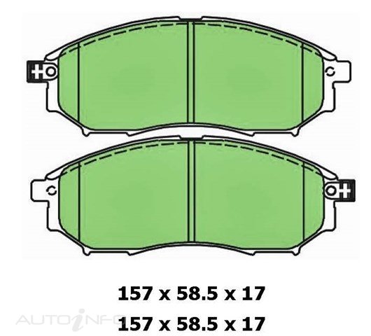 PROTEX ULTRA PLUS DISC PAD SET