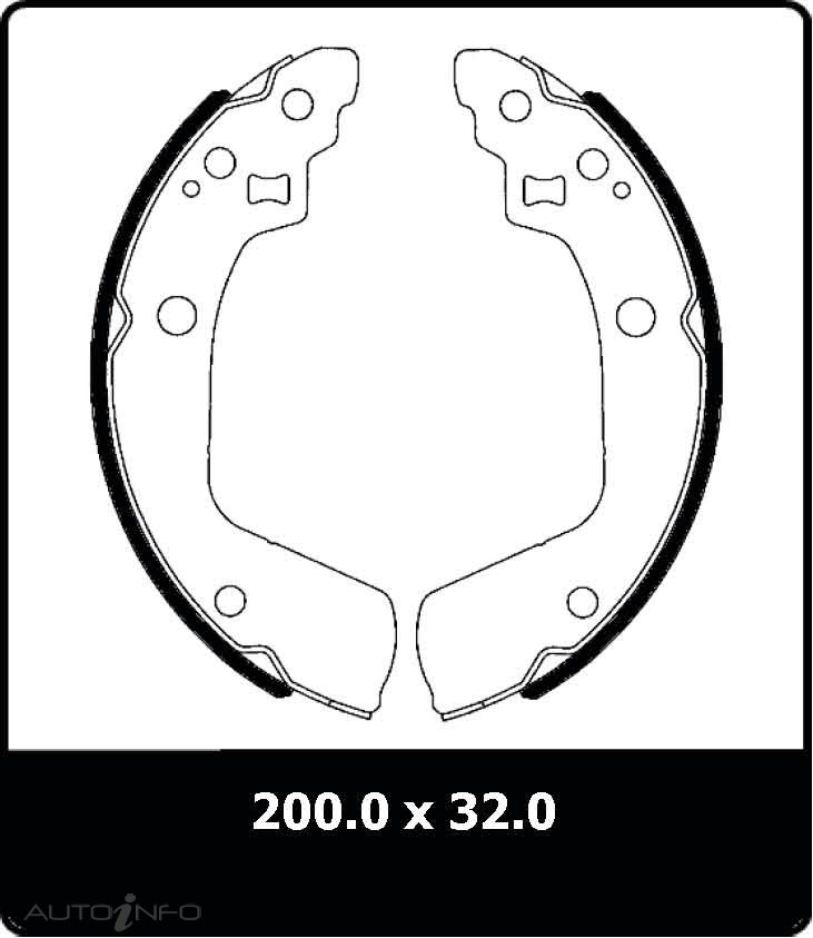 PTX BRAKE SHOE SUZUKI SWIFT