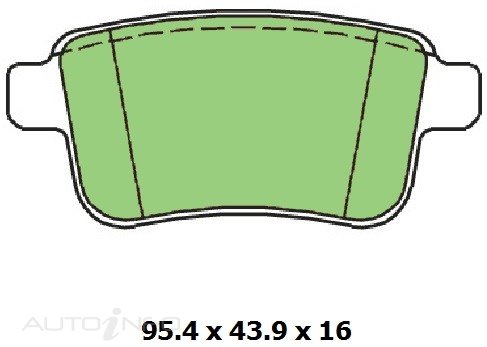 PROTEX ULTRA PLUS DISC PAD SET