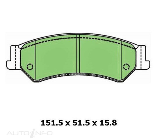 PROTEX ULTRA PLUS DISC PAD SET